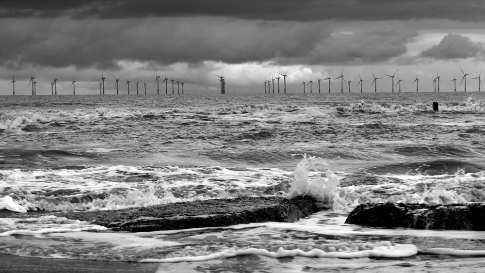 Kilnsea beach offshore